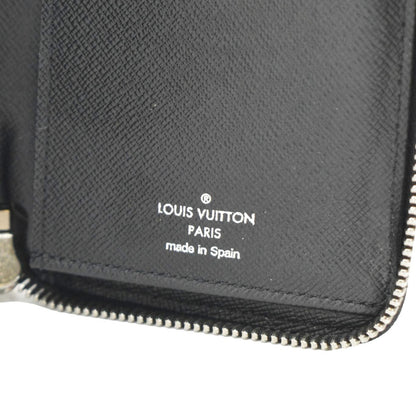 Authentic Louis Vuitton  Damier Graphite Vertical Zippy Wallet Black