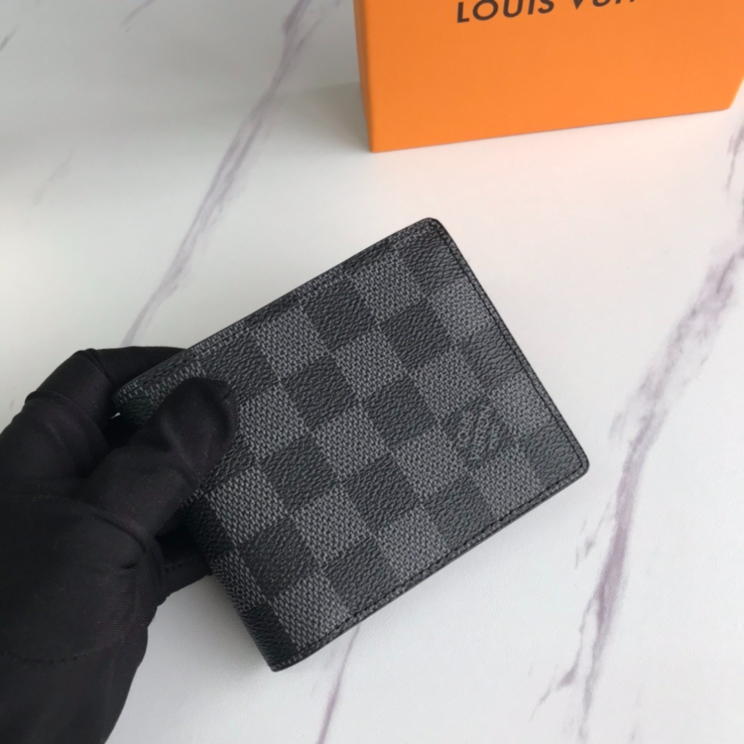 Louis Vuitton Multiple Bifold Wallet Damier Graphite Canvas