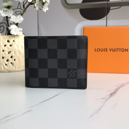 Louis Vuitton Multiple Bifold Wallet Damier Graphite Canvas