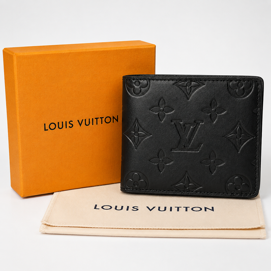 Authentic Louis Vuitton Multiple Monogram Canvas Slender Wallet – Black Men’s