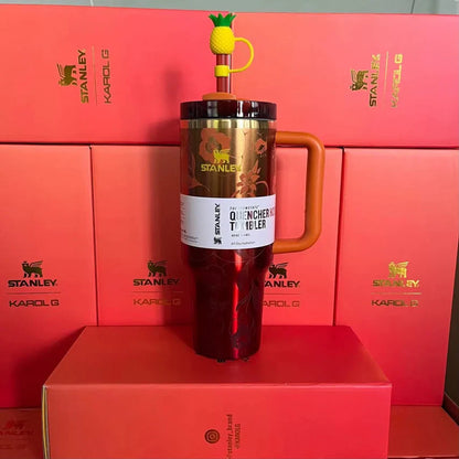 Stanley x Karol G 40oz Quencher Tumbler – Tropical Edition