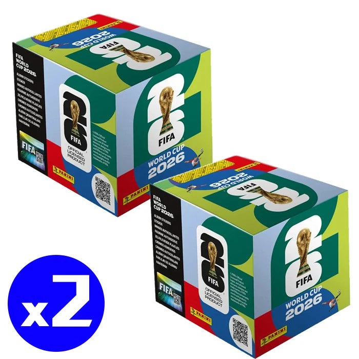 Genuine PANINI 2026 FIFA World Cup Official Sticker Collection – Box of 50 Packs – New